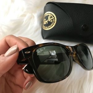 Polarized Ray-Ban Classic Wayfarer, tortoise